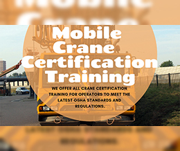 Mobile Crane Certification Training Facility
